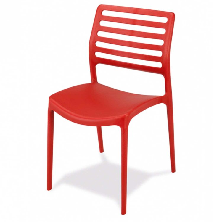 YORDAS Hosteleria silla polipropileno inyectado rojo YS 1278