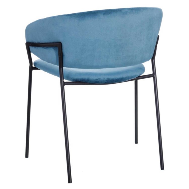 YORDAS silla YSC 8050 metal tejido azul