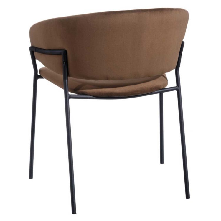 YORDAS silla YSC 8050 metal tejido cafe