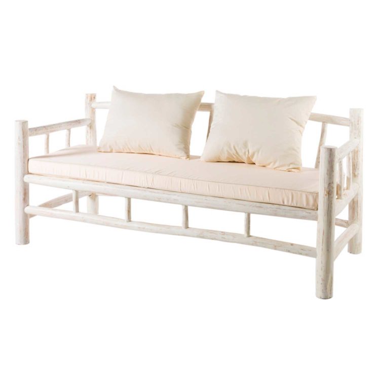 YORDAS sofa tali madera teca blanco 1707080