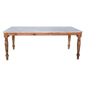 Mesa Allegra - YORDAS mesa allegra madera pino blanco 200x100x76 2