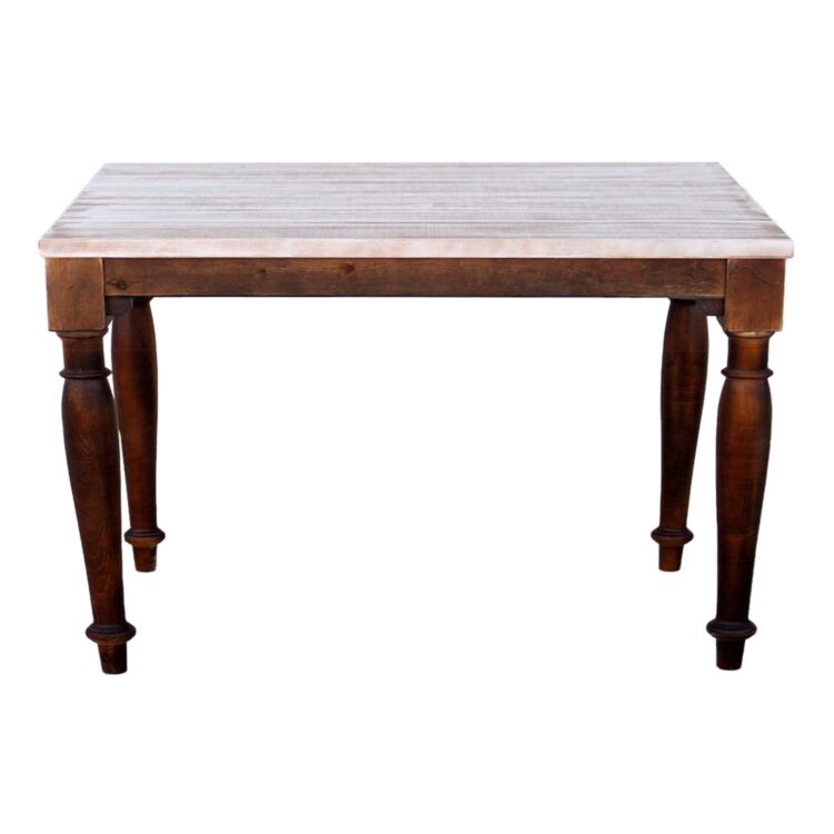 YORDAS mesa fiorenza madera pino blanco