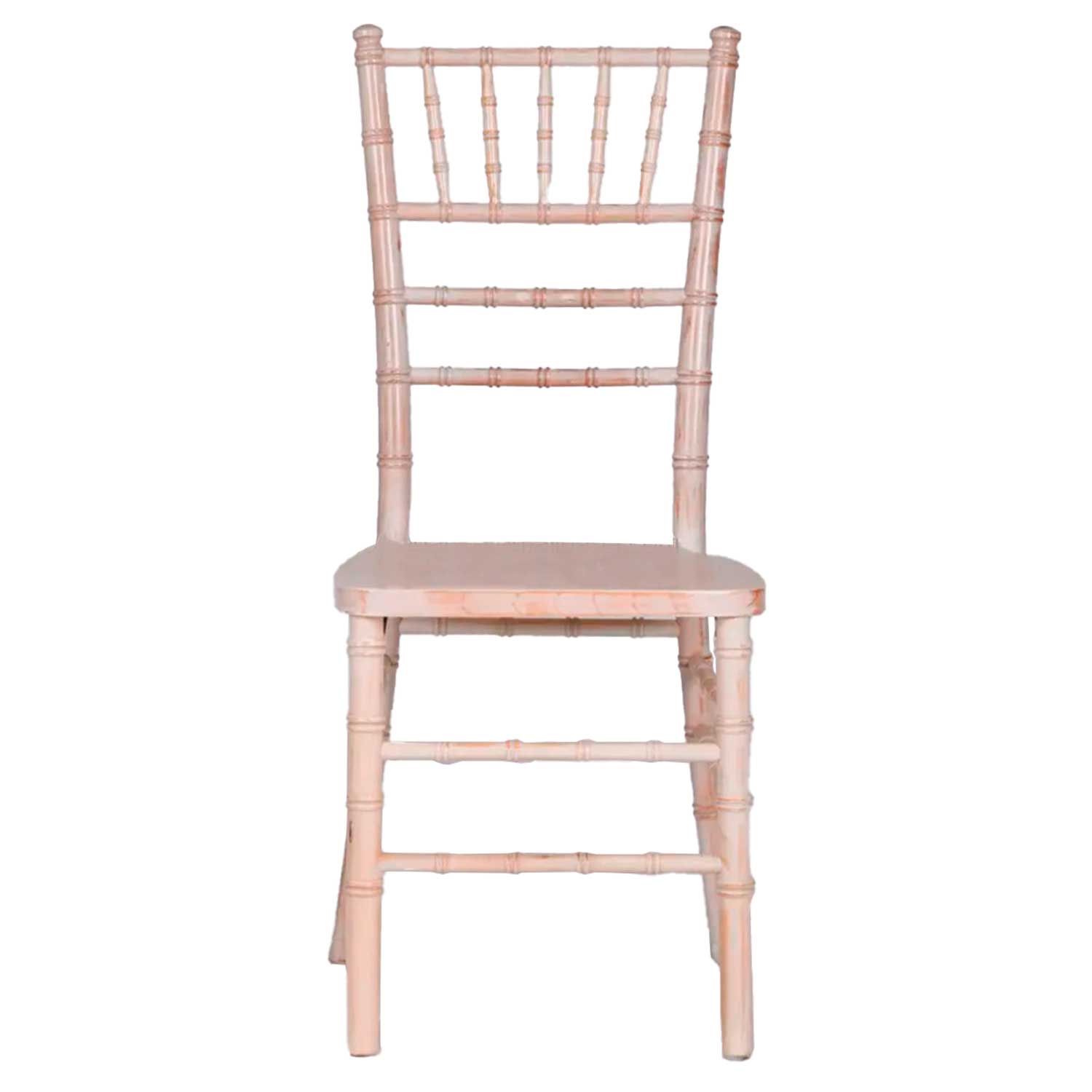 Silla Tiffany de madera decapada | Elegancia para eventos