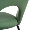 Yordas silla Sisi Verde tejido y patas metal 60x49x81 7