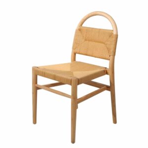 Silla Aura de Madera y Cuerda Natural, 46 x 51 x 87 cm