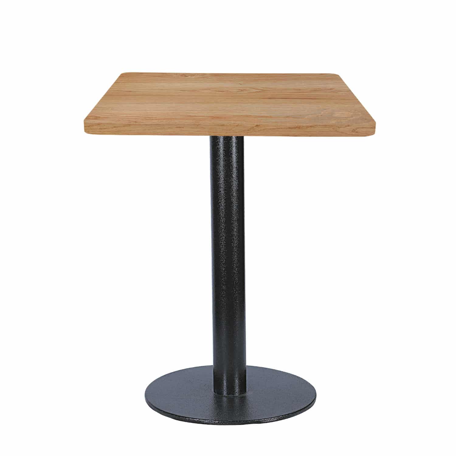 Mesa alta Grove natural con pata Iron O