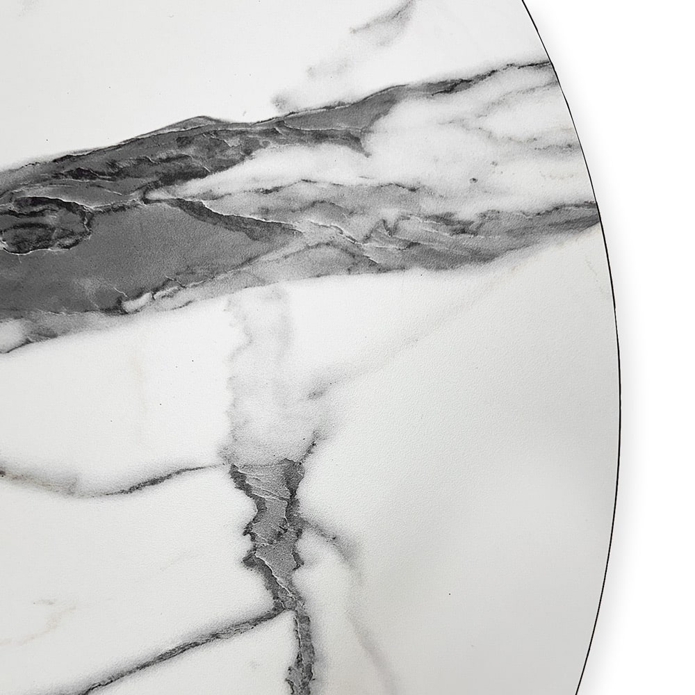 Detalle mármol blanco HPL